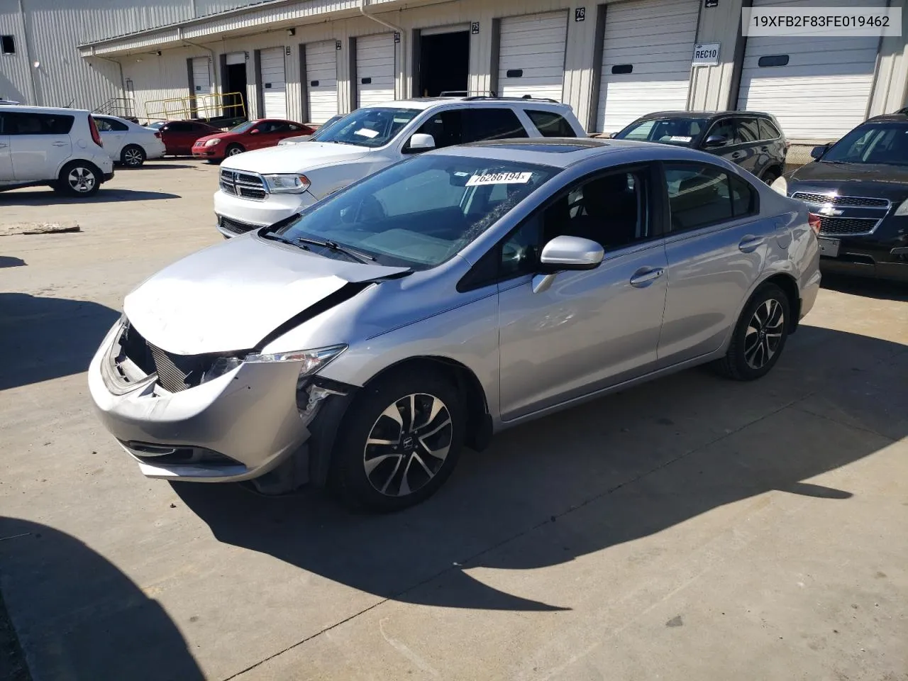 2015 Honda Civic Ex VIN: 19XFB2F83FE019462 Lot: 76286194