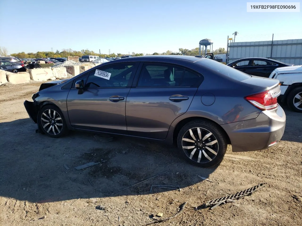 2015 Honda Civic Exl VIN: 19XFB2F98FE090696 Lot: 76389934