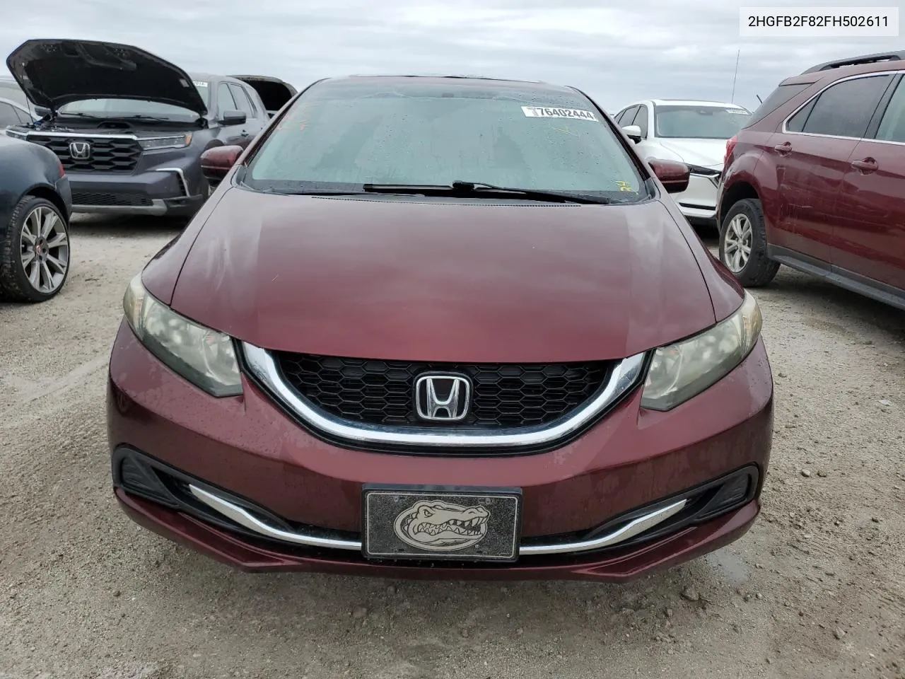 2015 Honda Civic Ex VIN: 2HGFB2F82FH502611 Lot: 76402444