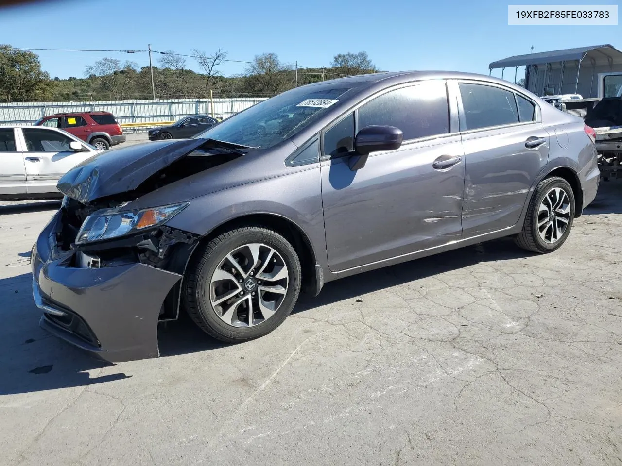 2015 Honda Civic Ex VIN: 19XFB2F85FE033783 Lot: 76512884