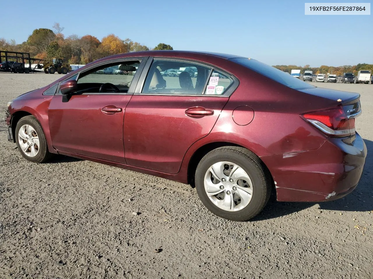 2015 Honda Civic Lx VIN: 19XFB2F56FE287864 Lot: 76529584