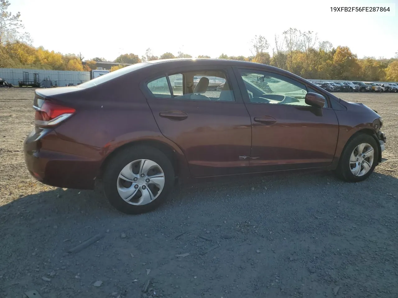 2015 Honda Civic Lx VIN: 19XFB2F56FE287864 Lot: 76529584