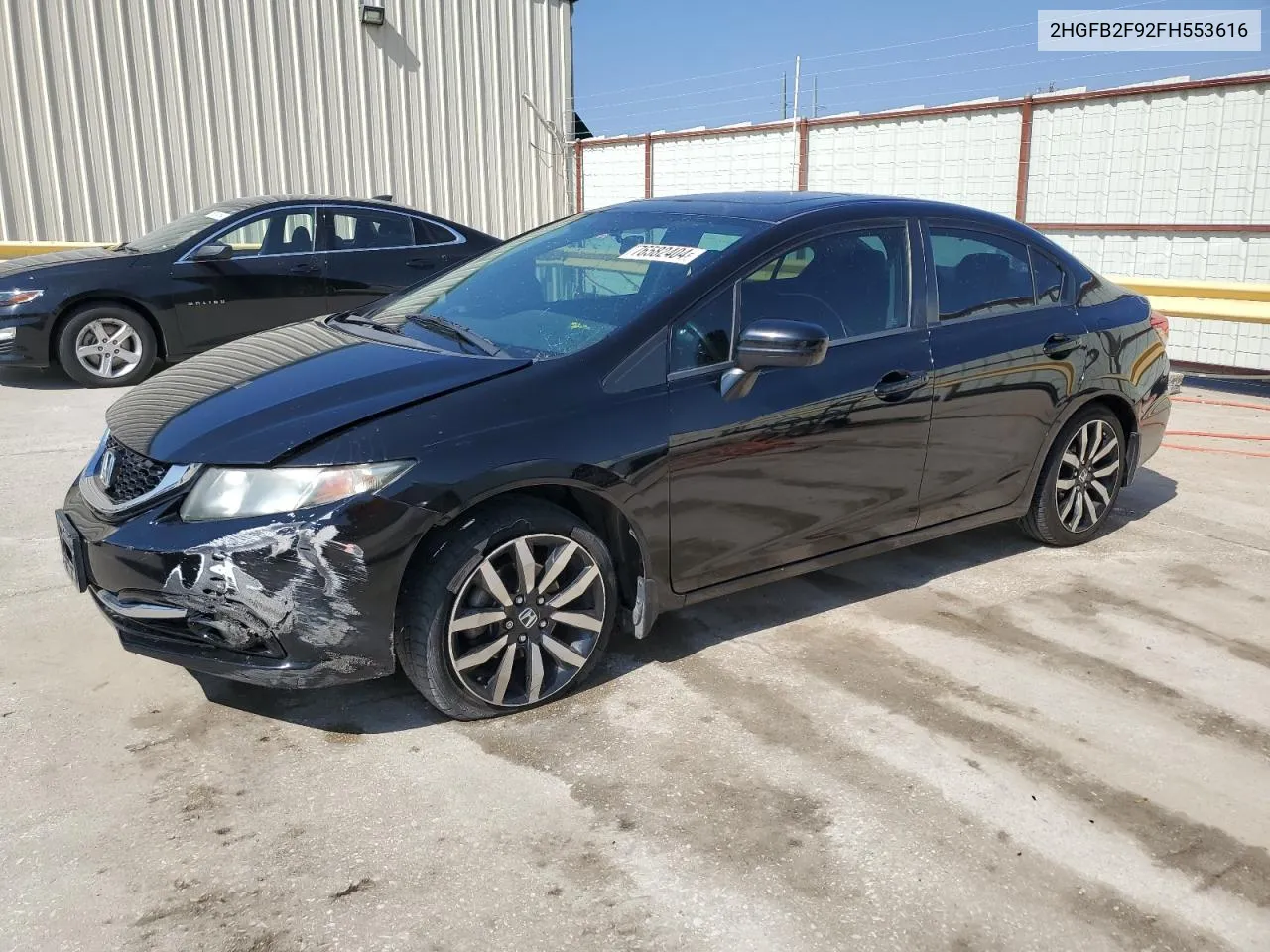 2015 Honda Civic Exl VIN: 2HGFB2F92FH553616 Lot: 76582404