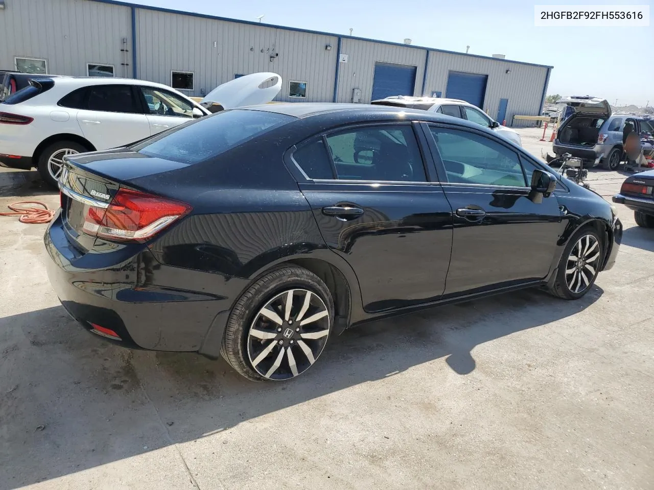 2015 Honda Civic Exl VIN: 2HGFB2F92FH553616 Lot: 76582404