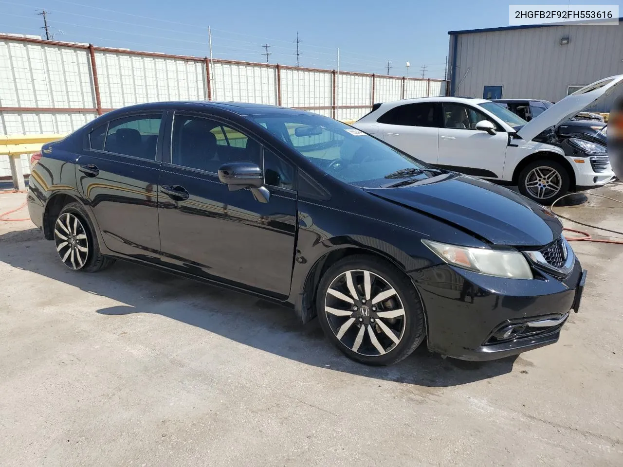 2015 Honda Civic Exl VIN: 2HGFB2F92FH553616 Lot: 76582404