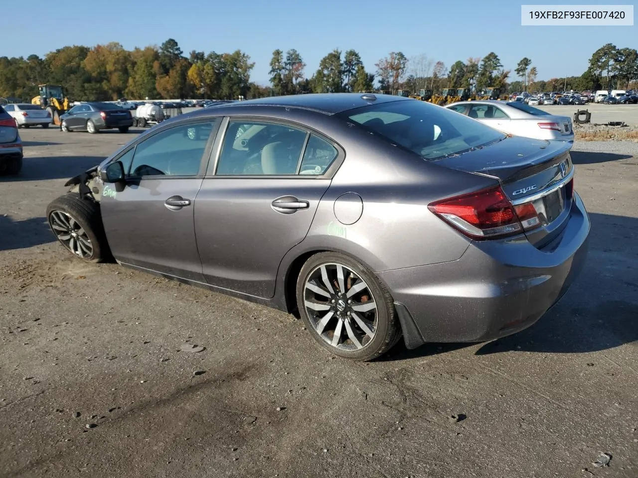 2015 Honda Civic Exl VIN: 19XFB2F93FE007420 Lot: 76593804