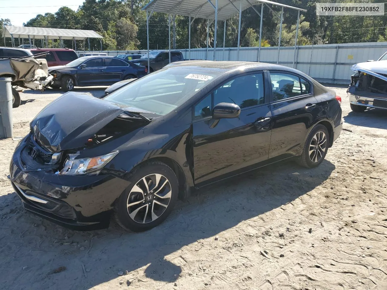 19XFB2F88FE230852 2015 Honda Civic Ex