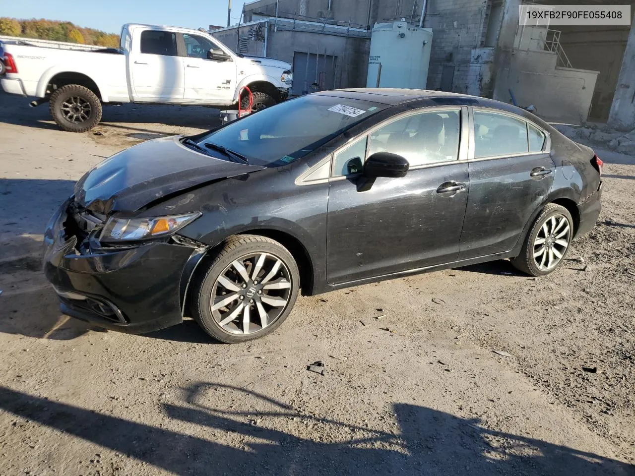 2015 Honda Civic Exl VIN: 19XFB2F90FE055408 Lot: 77042754