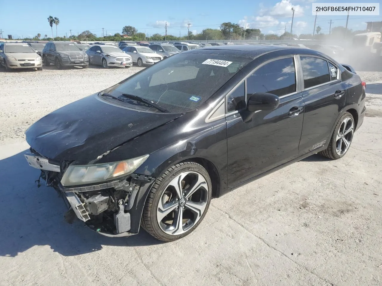 2HGFB6E54FH710407 2015 Honda Civic Si