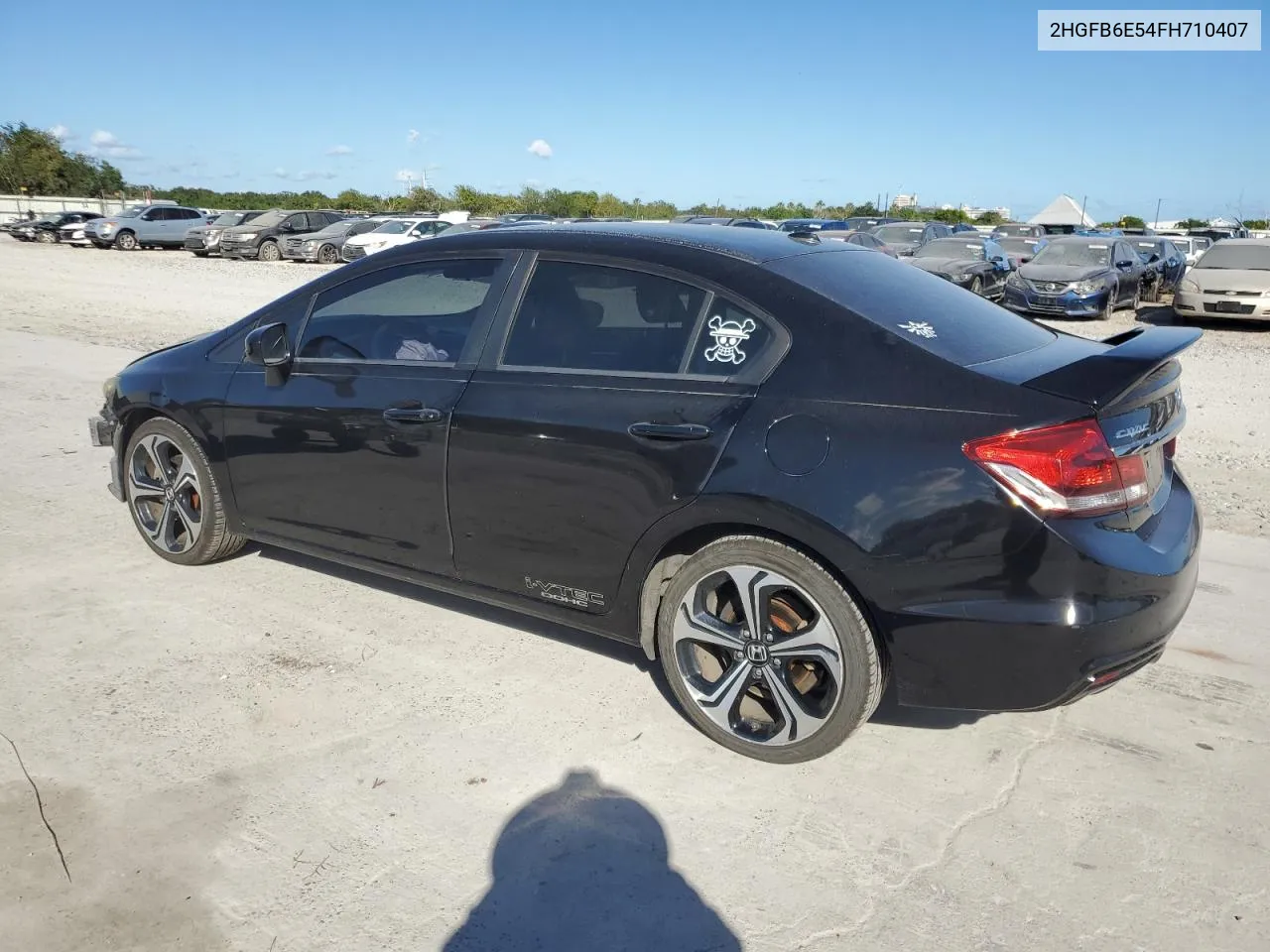 2HGFB6E54FH710407 2015 Honda Civic Si