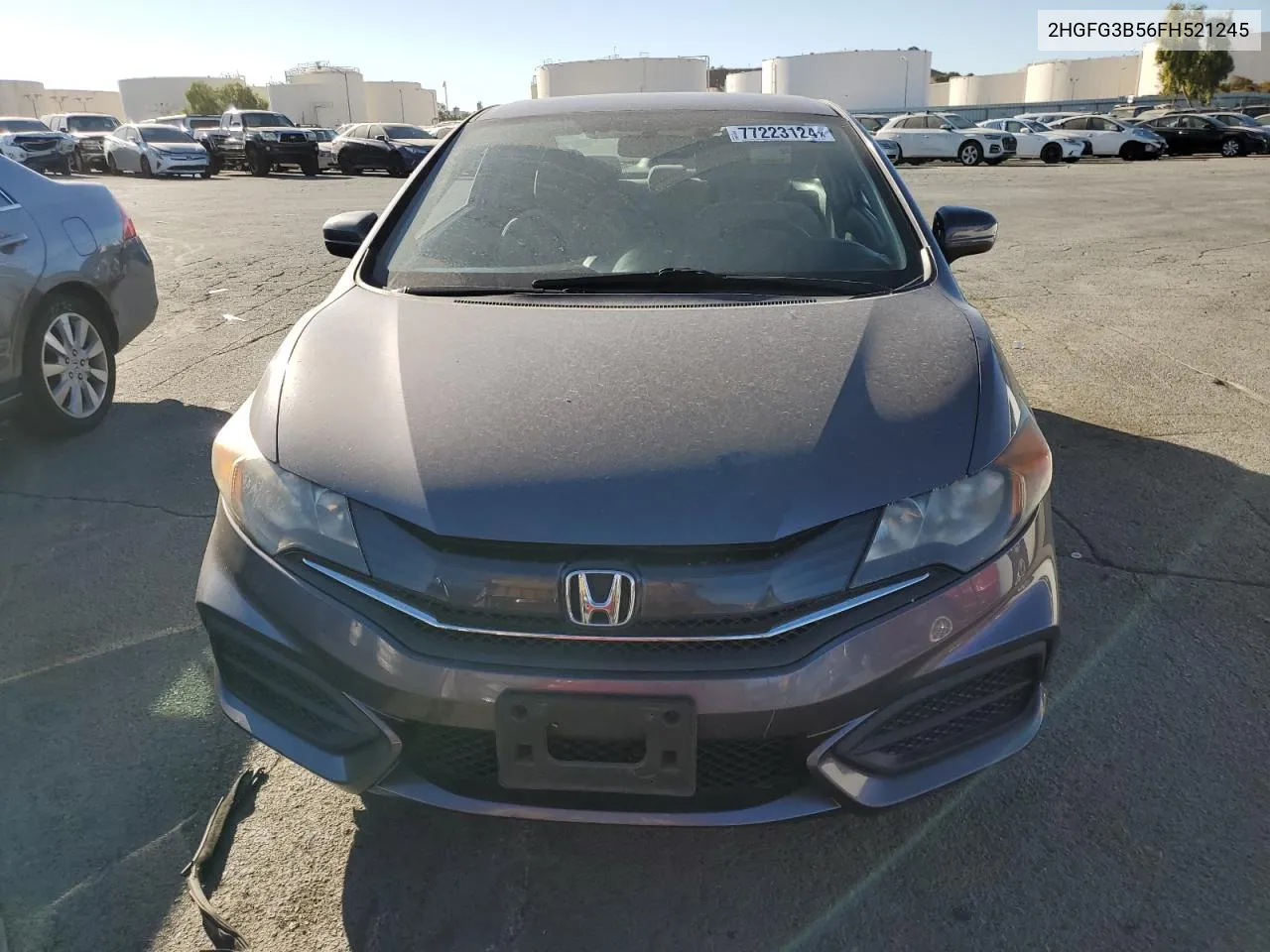 2015 Honda Civic Lx VIN: 2HGFG3B56FH521245 Lot: 77223124