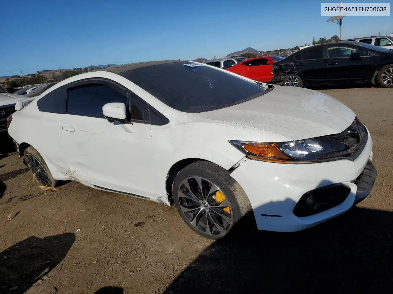 2HGFG4A51FH700638 2015 Honda Civic Si