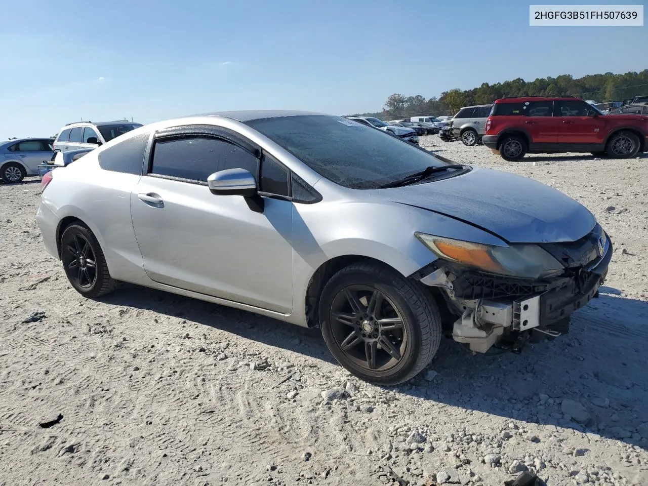 2HGFG3B51FH507639 2015 Honda Civic Lx