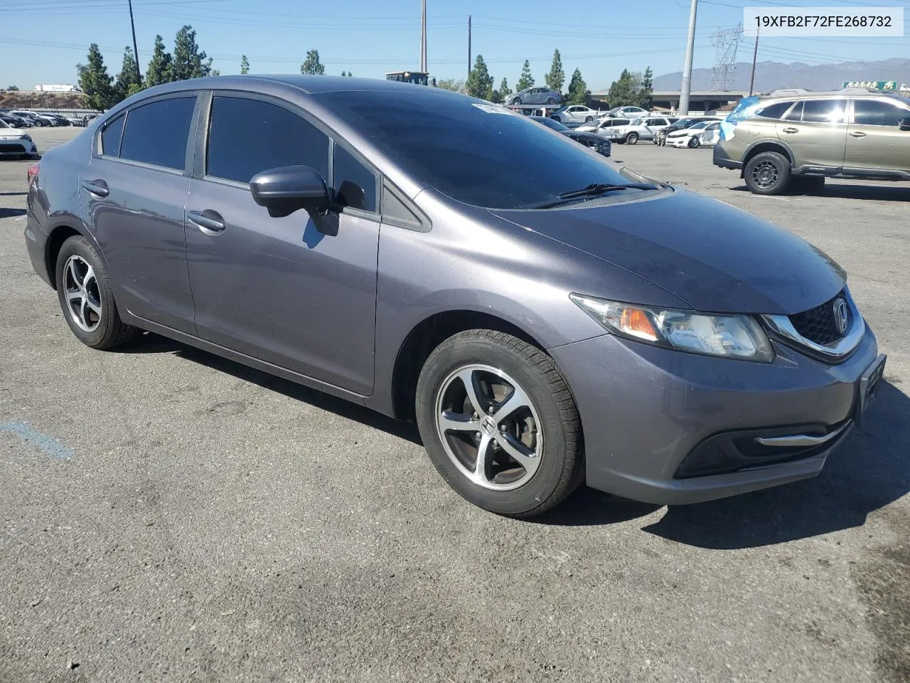 2015 Honda Civic Se VIN: 19XFB2F72FE268732 Lot: 77498814