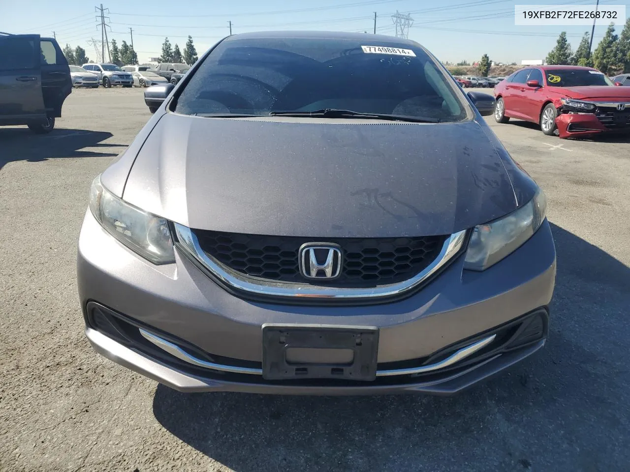 2015 Honda Civic Se VIN: 19XFB2F72FE268732 Lot: 77498814