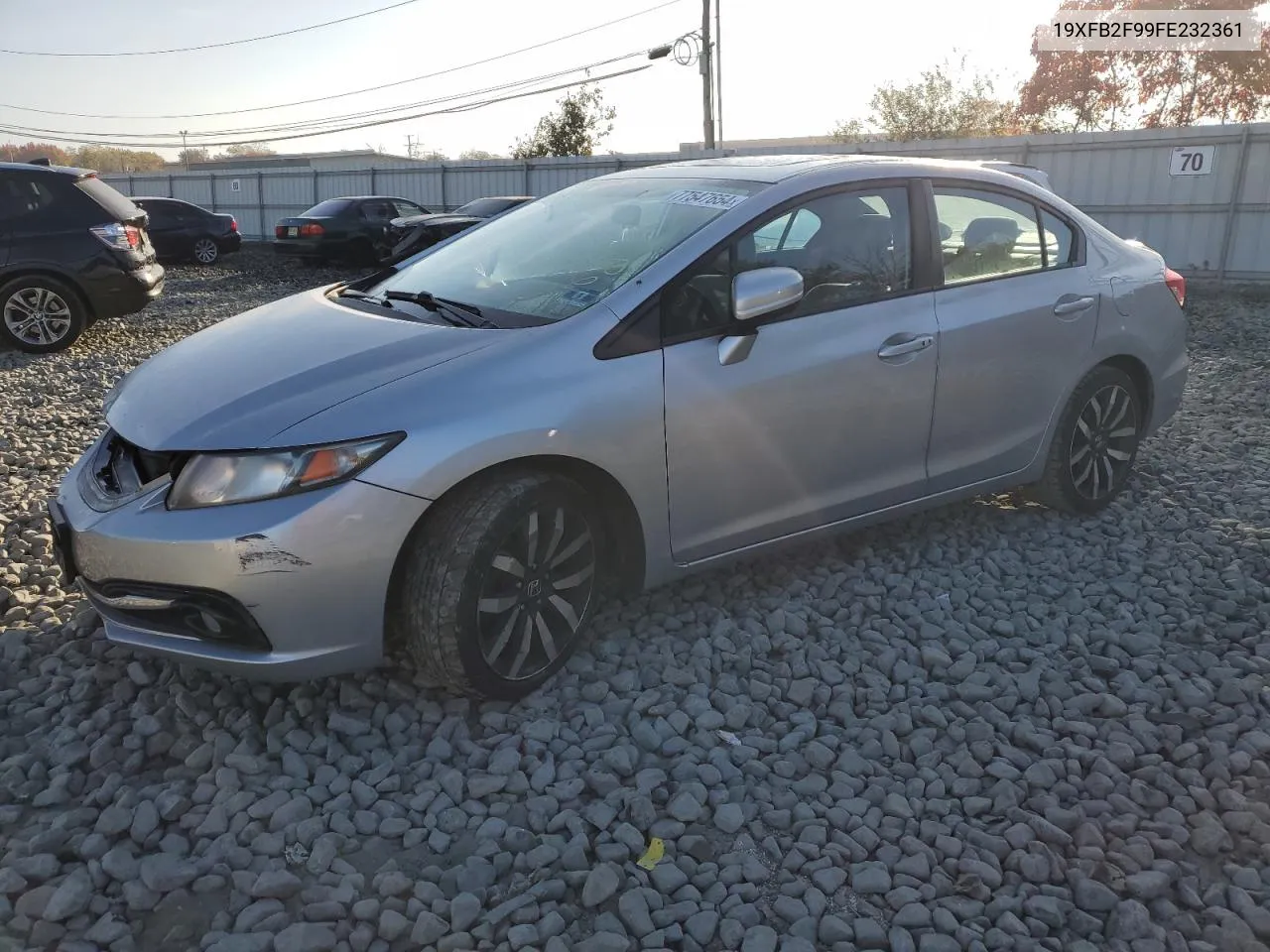 2015 Honda Civic Exl VIN: 19XFB2F99FE232361 Lot: 77547654