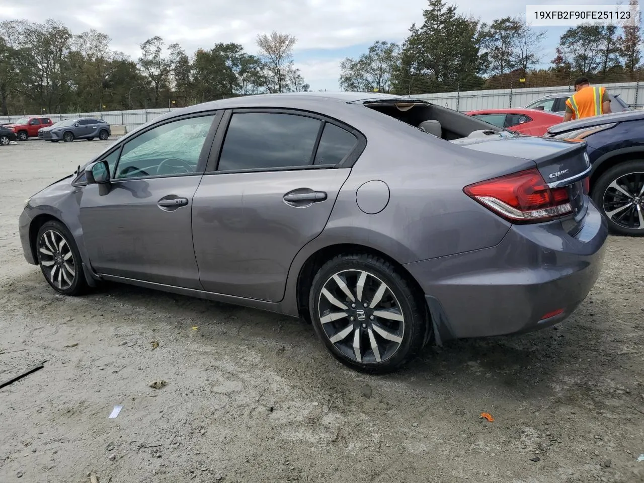 2015 Honda Civic Exl VIN: 19XFB2F90FE251123 Lot: 77694144