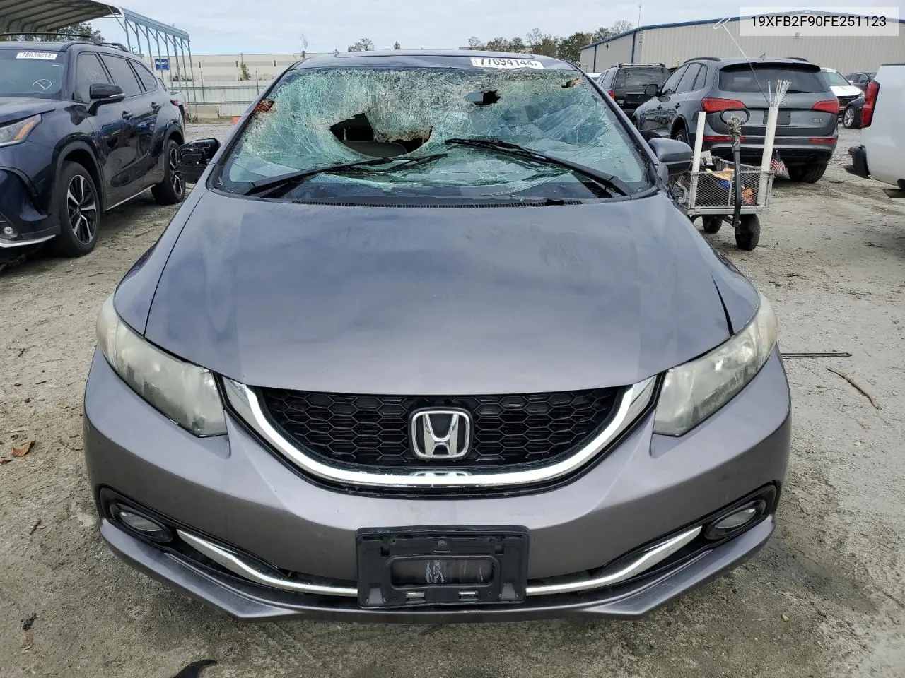 2015 Honda Civic Exl VIN: 19XFB2F90FE251123 Lot: 77694144