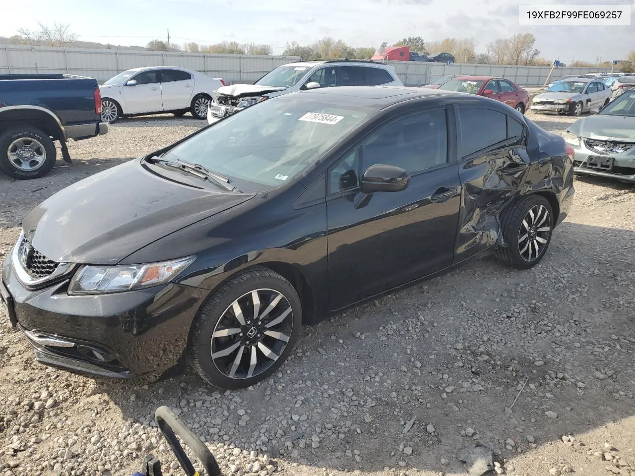 2015 Honda Civic Exl VIN: 19XFB2F99FE069257 Lot: 77975844