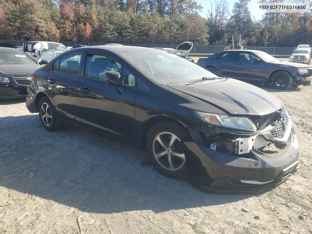 2015 Honda Civic Se VIN: 19XFB2F71FE016650 Lot: 78146324