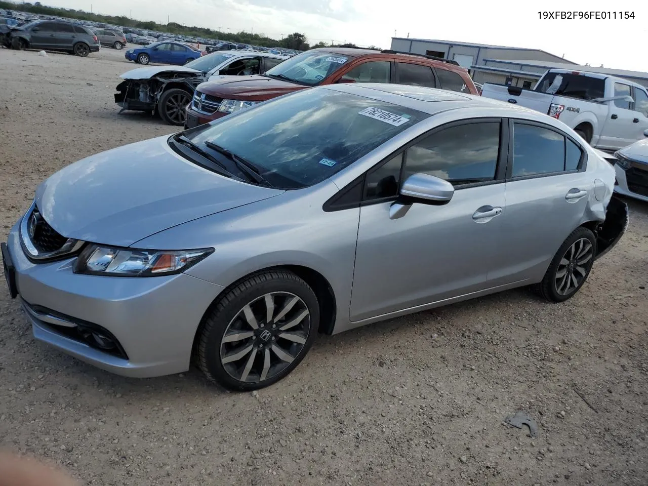 2015 Honda Civic Exl VIN: 19XFB2F96FE011154 Lot: 78210574