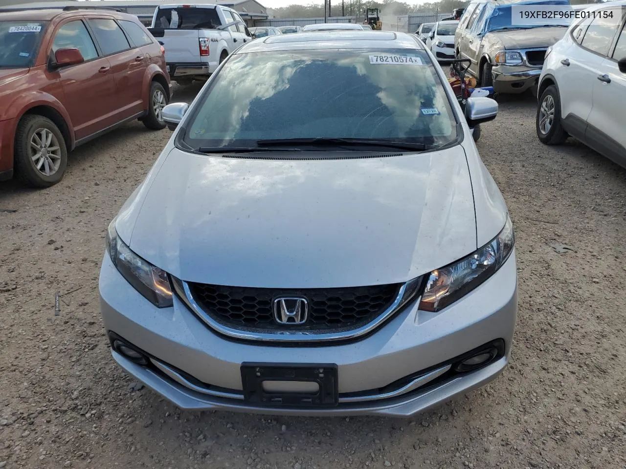 2015 Honda Civic Exl VIN: 19XFB2F96FE011154 Lot: 78210574