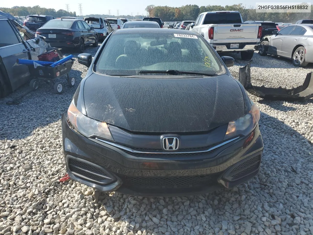 2015 Honda Civic Lx VIN: 2HGFG3B56FH518832 Lot: 78233784