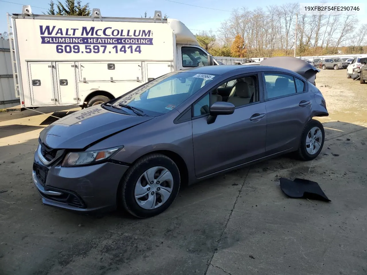 19XFB2F54FE290746 2015 Honda Civic Lx