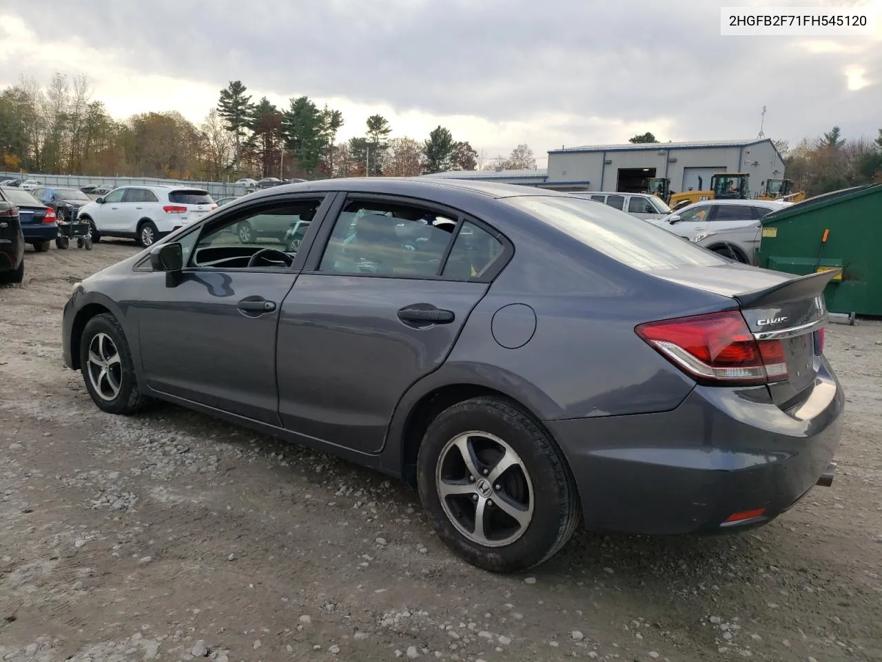 2015 Honda Civic Se VIN: 2HGFB2F71FH545120 Lot: 78367454