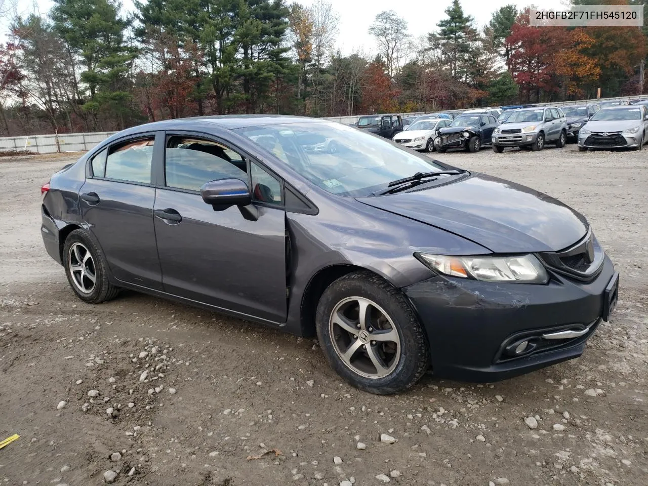 2015 Honda Civic Se VIN: 2HGFB2F71FH545120 Lot: 78367454