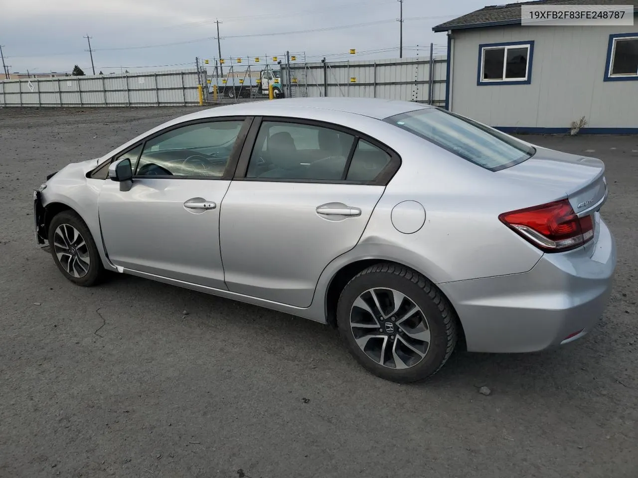 2015 Honda Civic Ex VIN: 19XFB2F83FE248787 Lot: 78543604