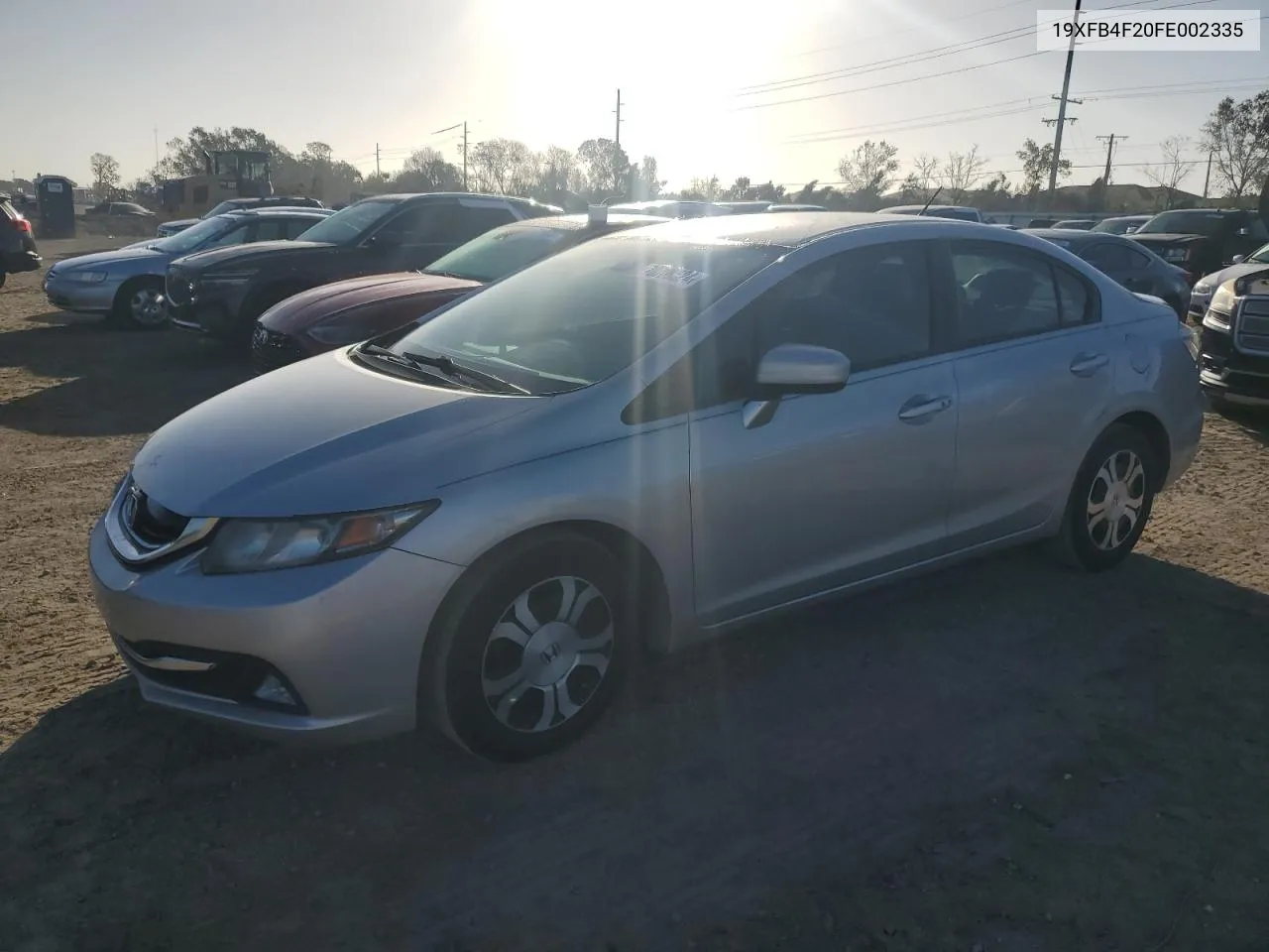 2015 Honda Civic Hybrid VIN: 19XFB4F20FE002335 Lot: 78706524