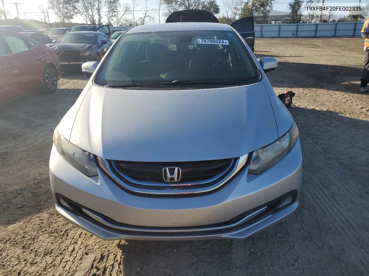 2015 Honda Civic Hybrid VIN: 19XFB4F20FE002335 Lot: 78706524