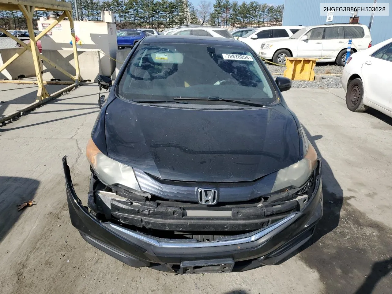 2015 Honda Civic Ex VIN: 2HGFG3B86FH503628 Lot: 78820854