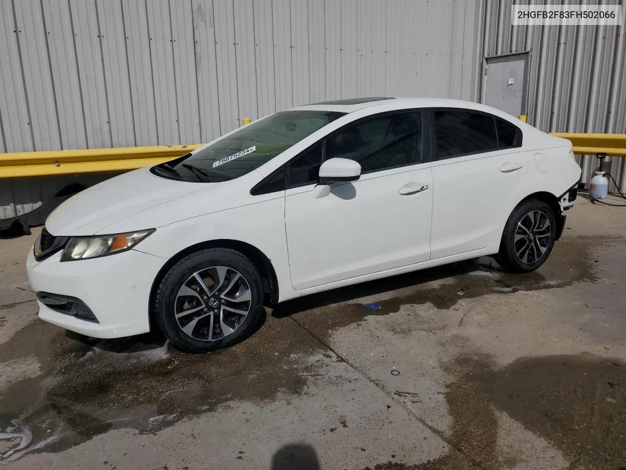 2015 Honda Civic Ex VIN: 2HGFB2F83FH502066 Lot: 78875234