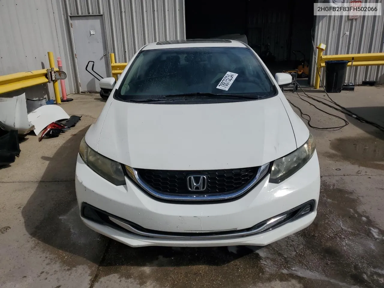 2015 Honda Civic Ex VIN: 2HGFB2F83FH502066 Lot: 78875234