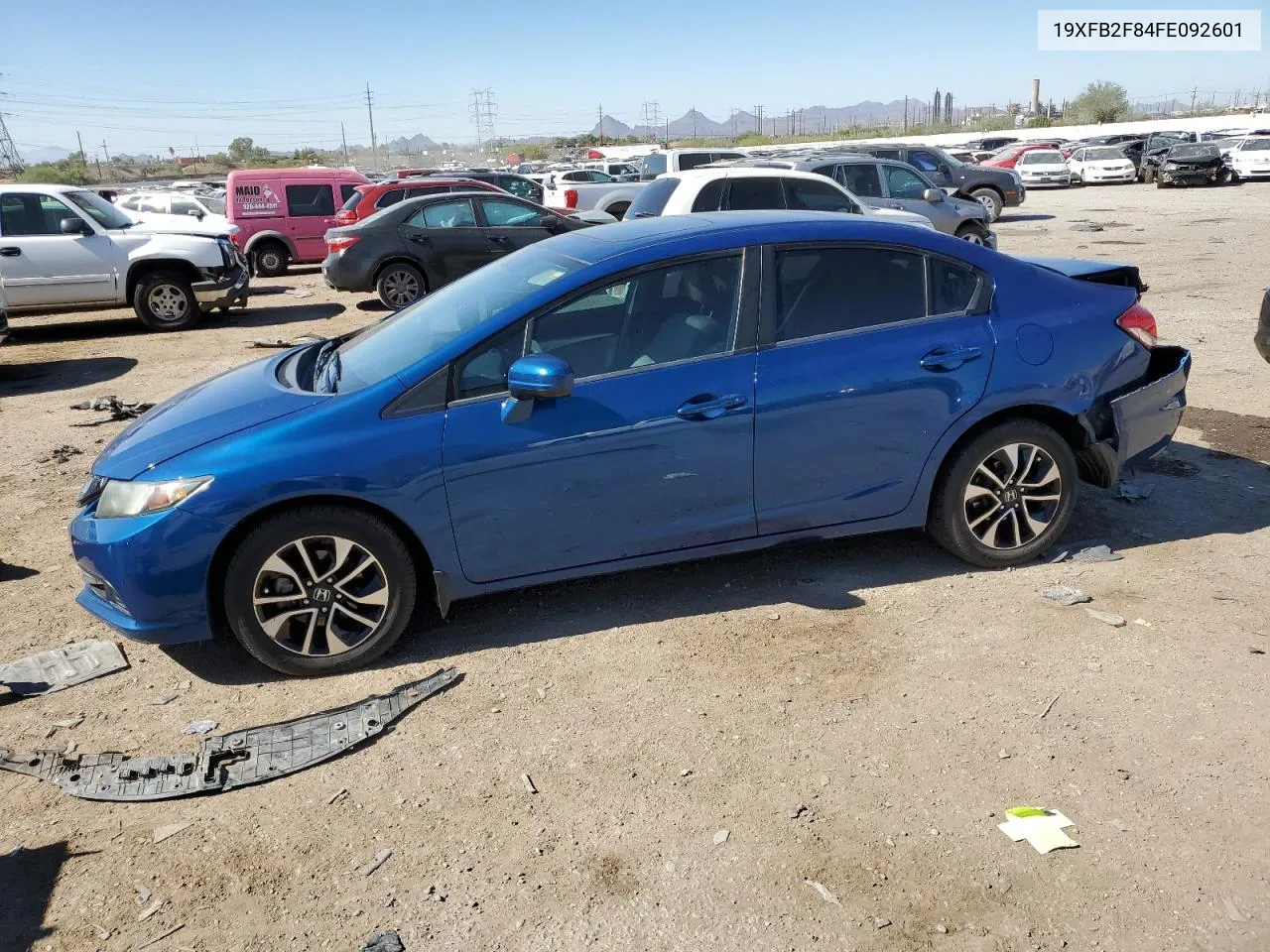 2015 Honda Civic Ex VIN: 19XFB2F84FE092601 Lot: 78920214