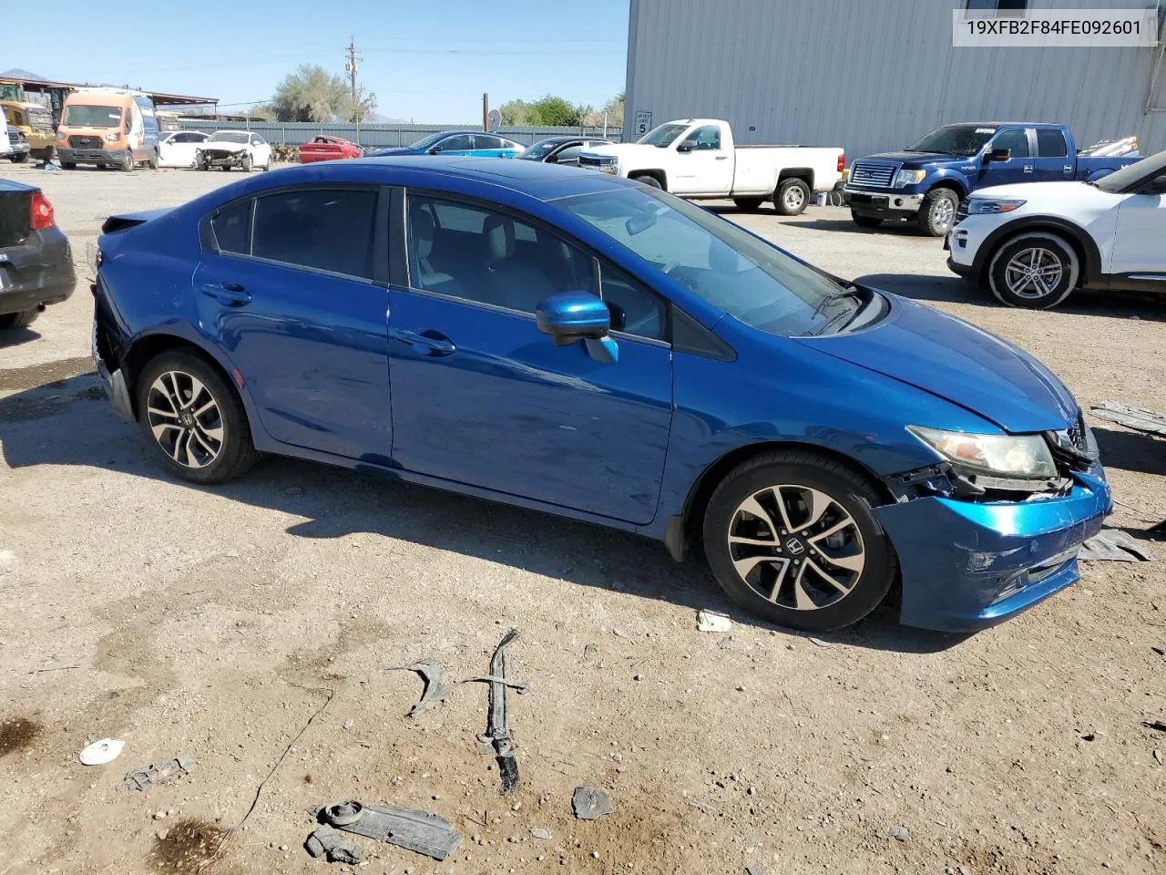 2015 Honda Civic Ex VIN: 19XFB2F84FE092601 Lot: 78920214