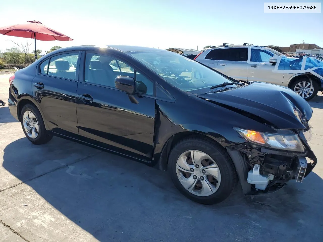 2015 Honda Civic Lx VIN: 19XFB2F59FE079686 Lot: 79027034