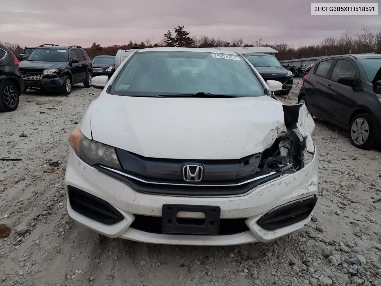 2015 Honda Civic Lx VIN: 2HGFG3B5XFH518591 Lot: 79061984