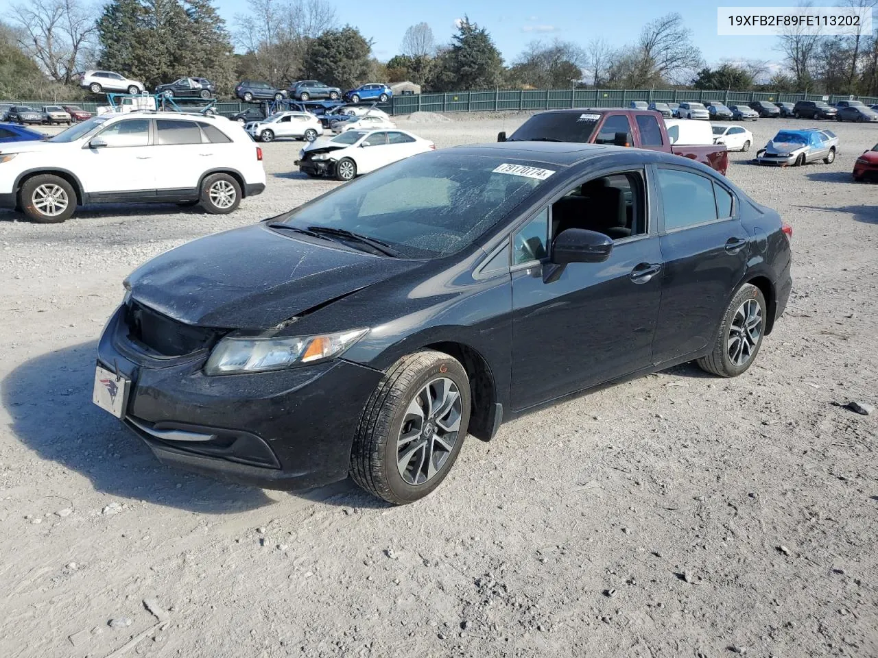 2015 Honda Civic Ex VIN: 19XFB2F89FE113202 Lot: 79170774