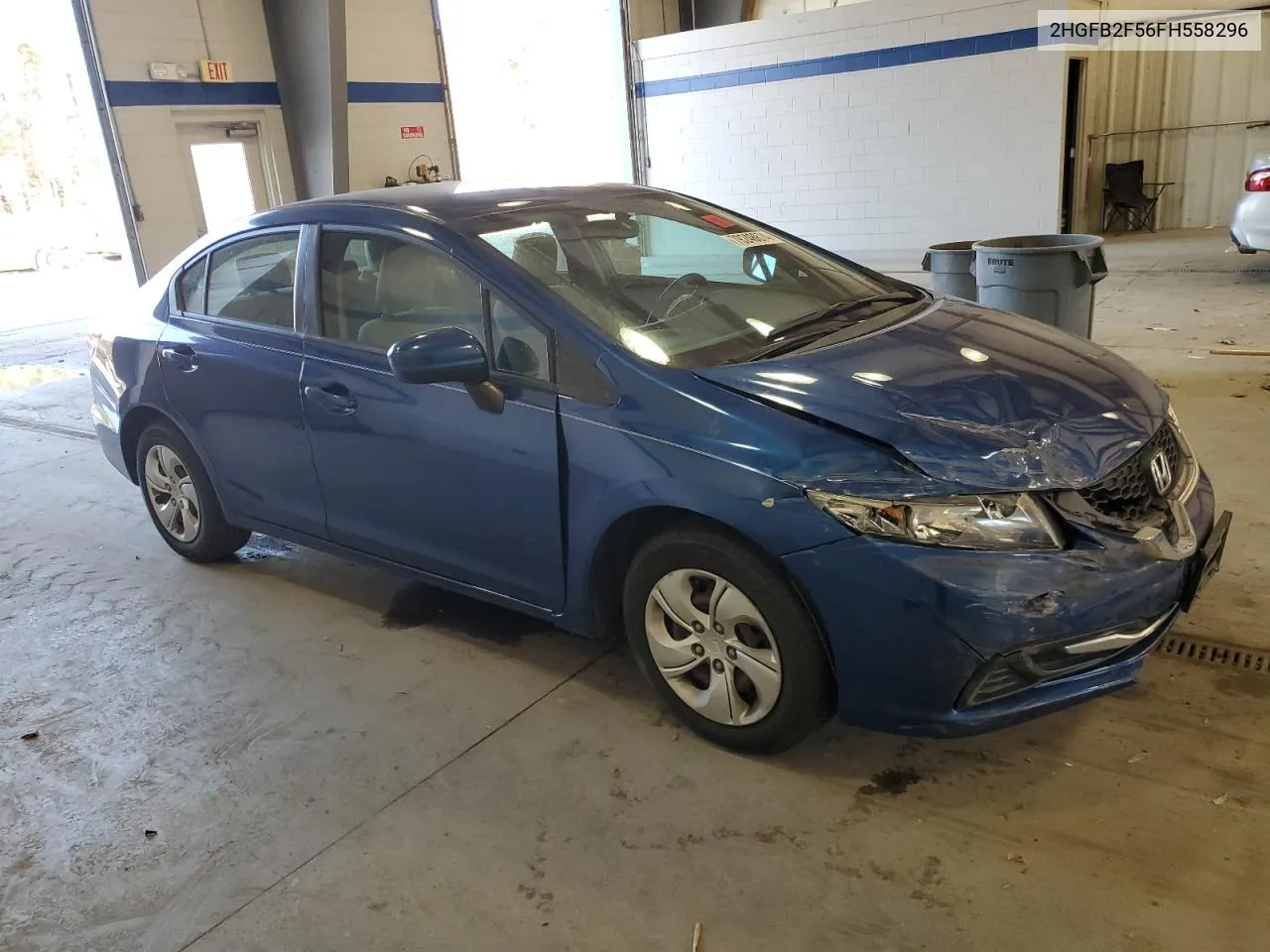 2015 Honda Civic Lx VIN: 2HGFB2F56FH558296 Lot: 79248874