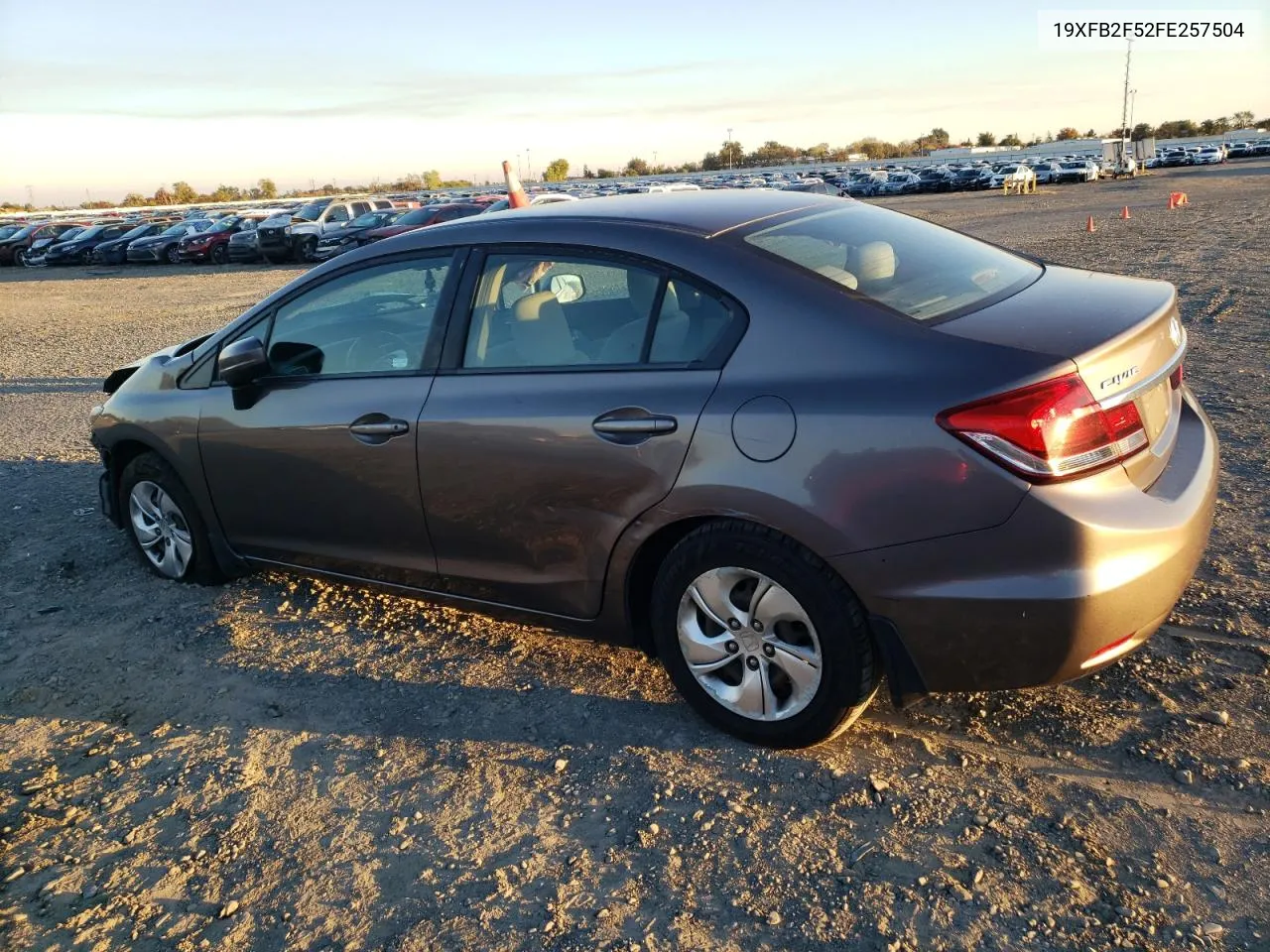 2015 Honda Civic Lx VIN: 19XFB2F52FE257504 Lot: 79258034