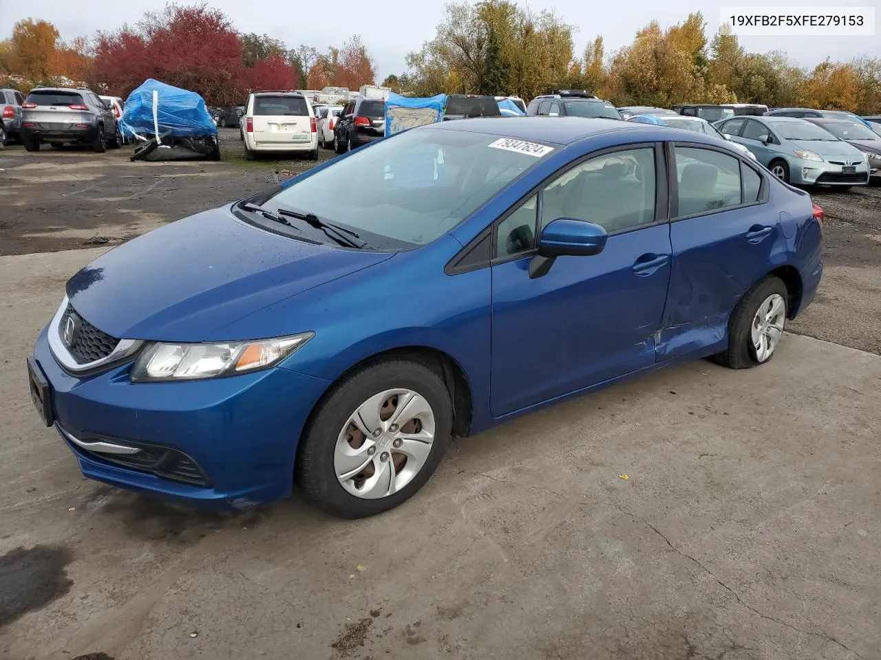 2015 Honda Civic Lx VIN: 19XFB2F5XFE279153 Lot: 79347624