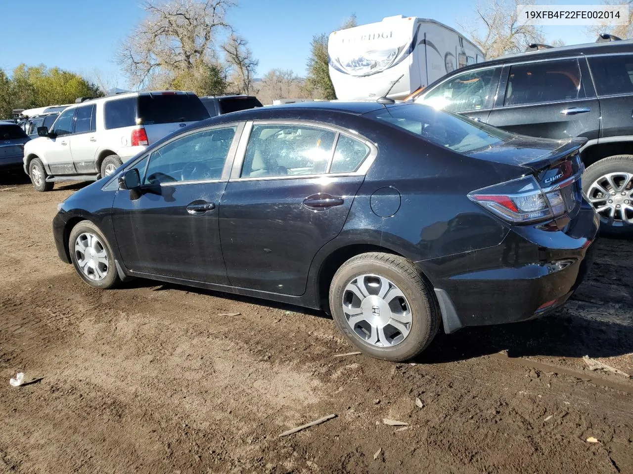 2015 Honda Civic Hybrid VIN: 19XFB4F22FE002014 Lot: 79422044