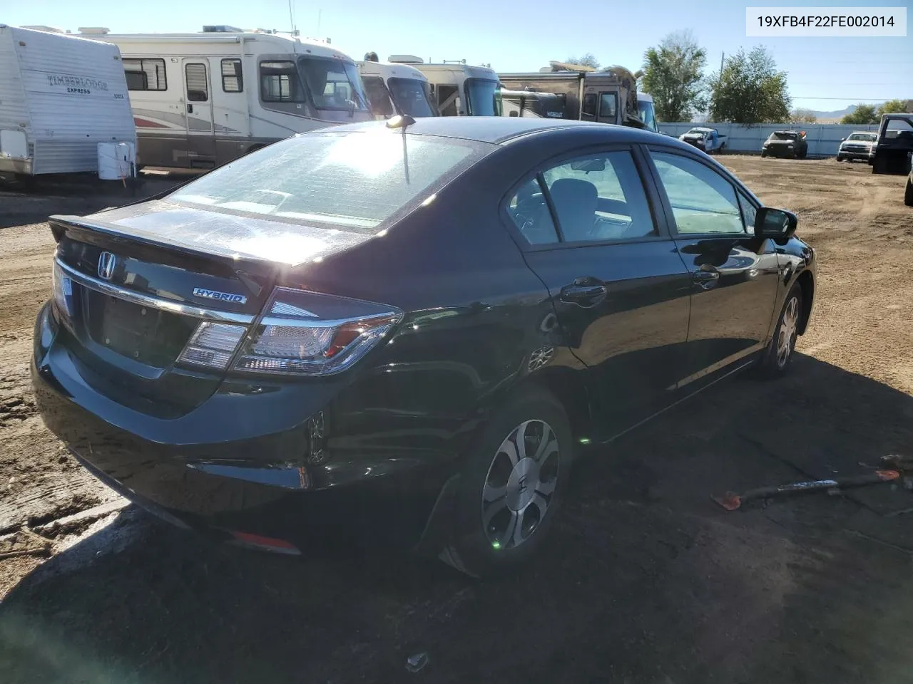 2015 Honda Civic Hybrid VIN: 19XFB4F22FE002014 Lot: 79422044