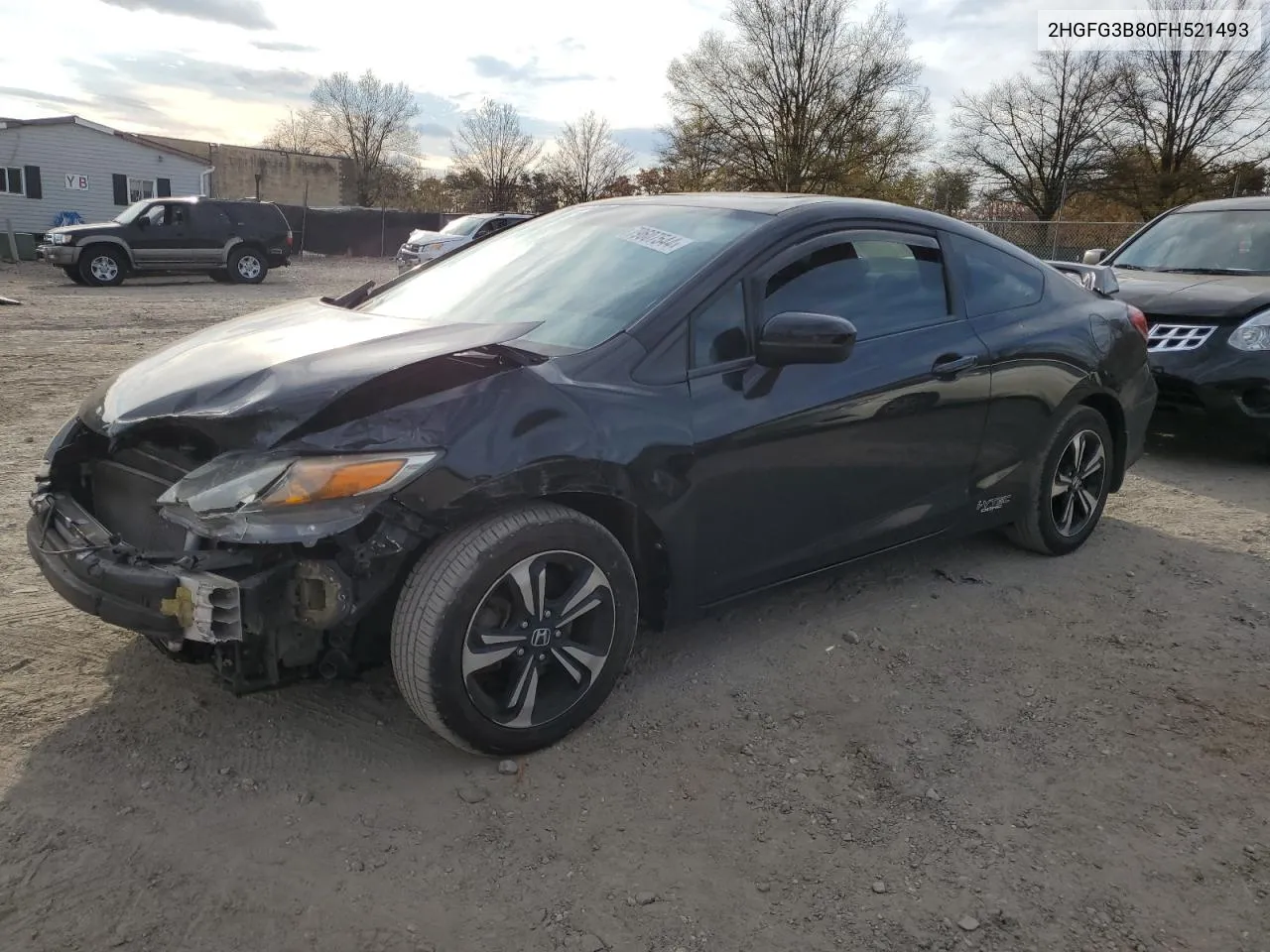 2015 Honda Civic Ex VIN: 2HGFG3B80FH521493 Lot: 79607544