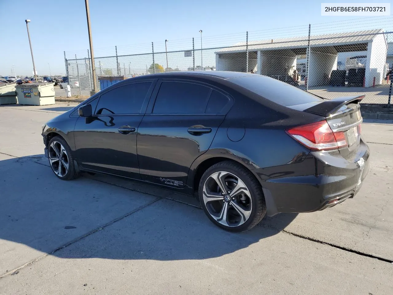 2015 Honda Civic Si VIN: 2HGFB6E58FH703721 Lot: 79611154