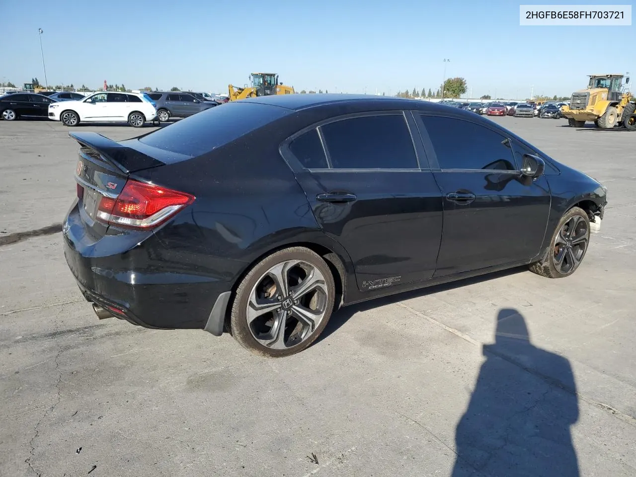 2015 Honda Civic Si VIN: 2HGFB6E58FH703721 Lot: 79611154