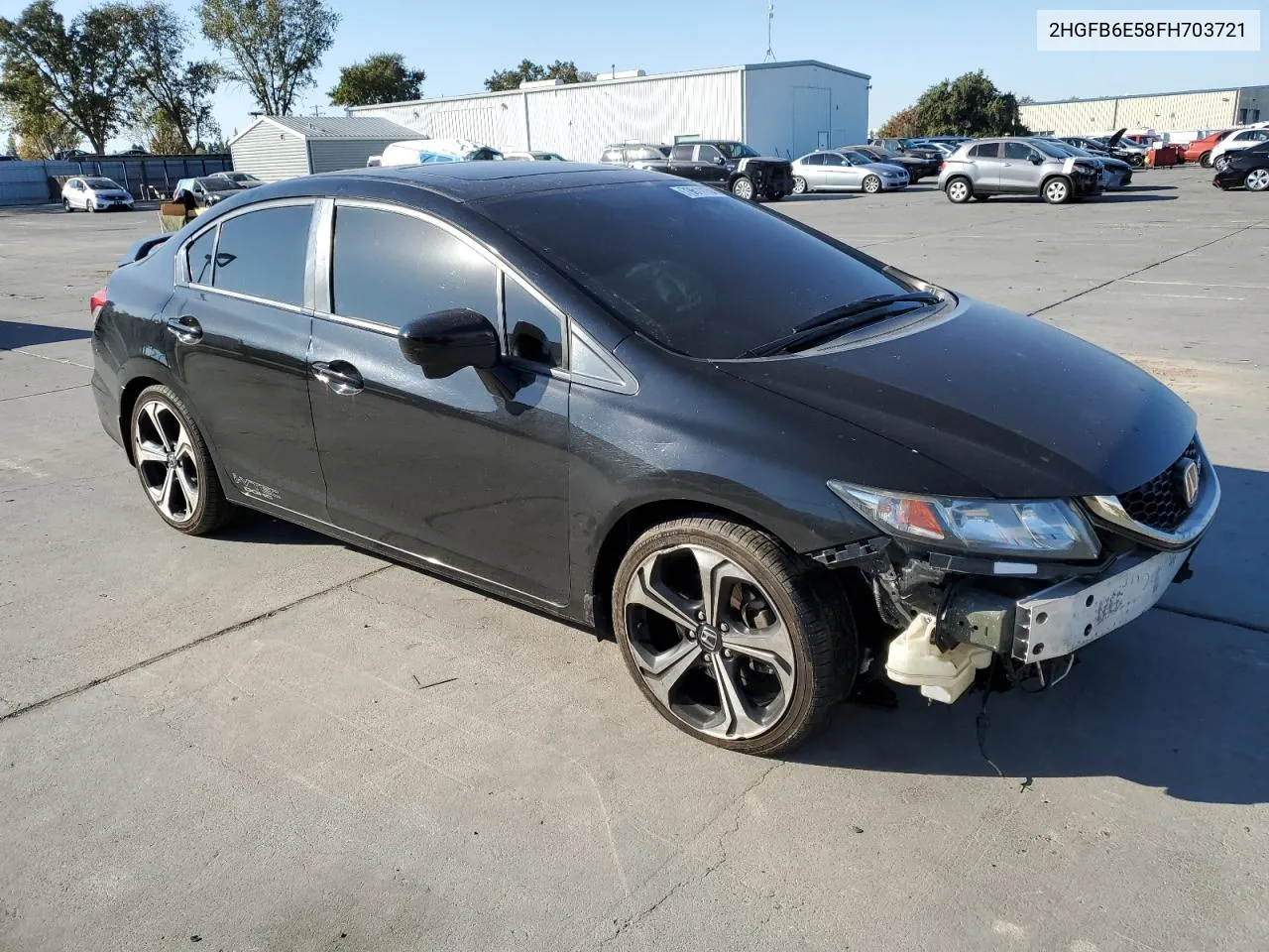 2015 Honda Civic Si VIN: 2HGFB6E58FH703721 Lot: 79611154